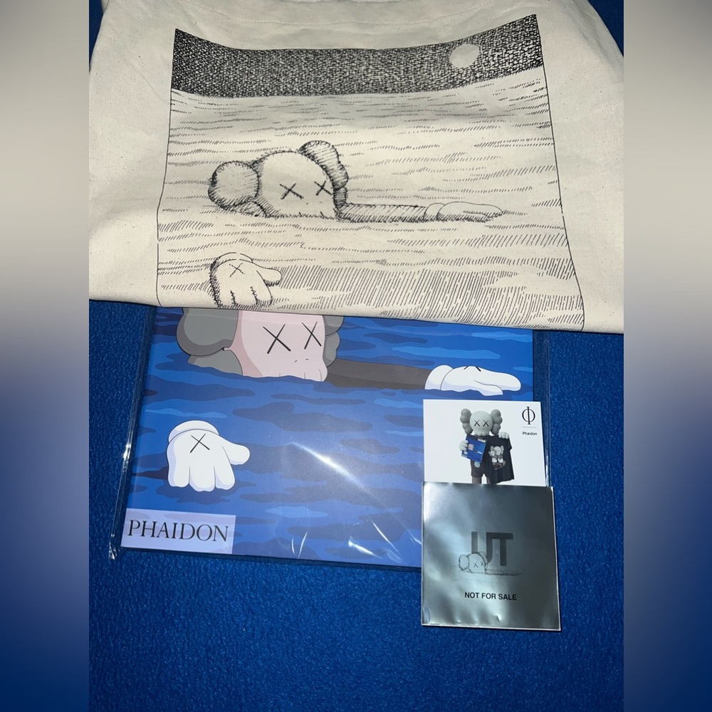 Kaws x Uniqlo Art Book Bundle with Tote and sticker bundle